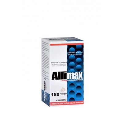 Allimax-180mg - allicine stabilisé 100%, 180 caps