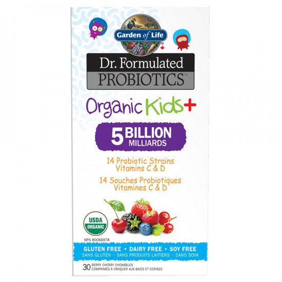 Dr. Formulated Organic Kids+, 30 chewable tablets